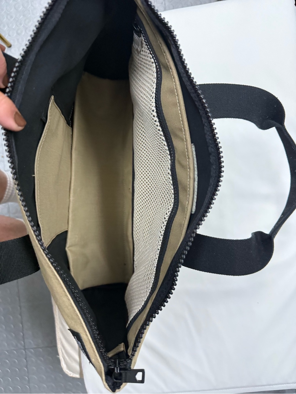 Jack Spade Bonded Cotton Zip Brief Briefcase - Item #098689857527 - Picture 5 of 5